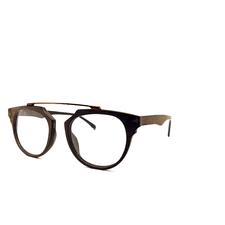 Oprawki okularowe Grace z drewnianym wzorem — Drewniane Oprawki