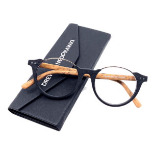 Oprawki okularowe Napoli z naturalnym wzorem drewna — Drewniane Oprawki