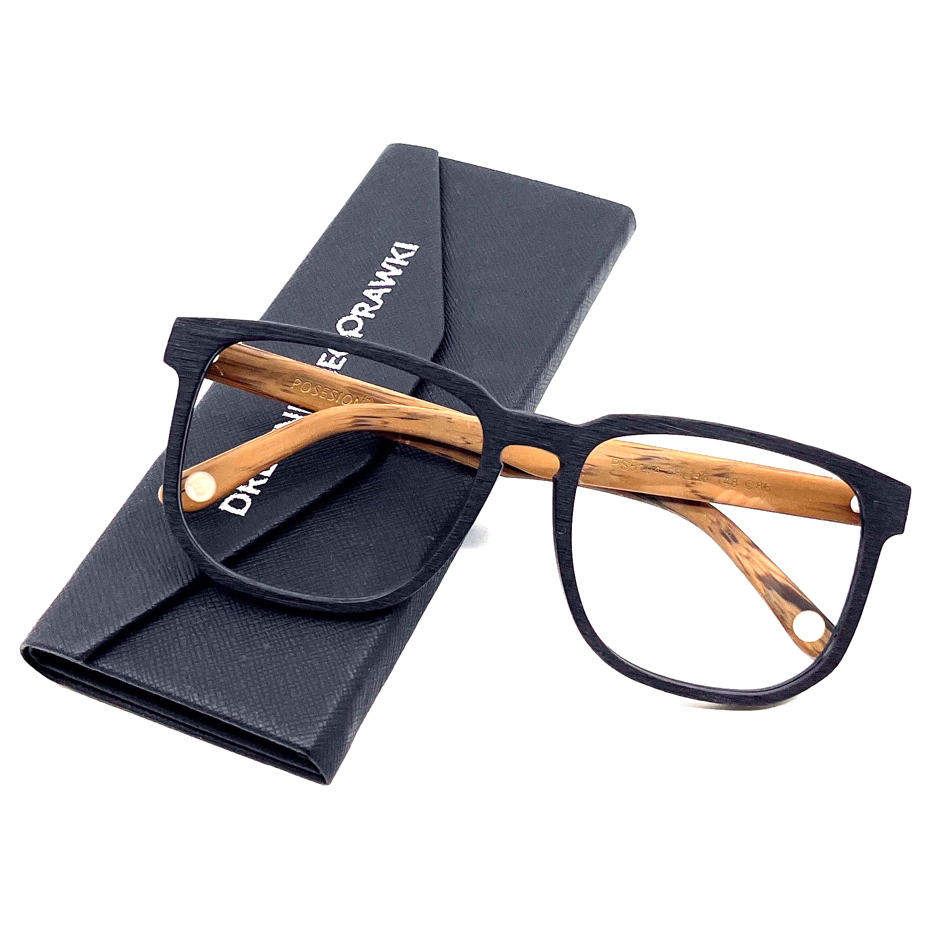 Oprawki okularowe Roger z naturalnym wzorem drewna — Drewniane Oprawki