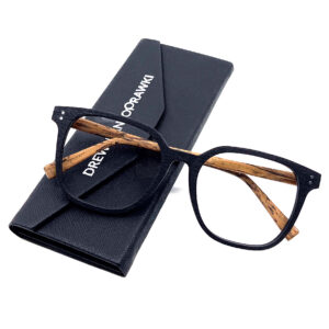 Oprawki okularowe Alex z naturalnym wzorem drewna — Drewniane Oprawki